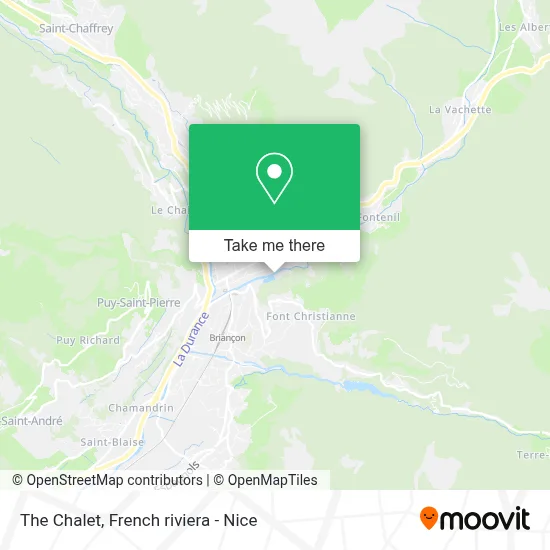 Le Chalet map