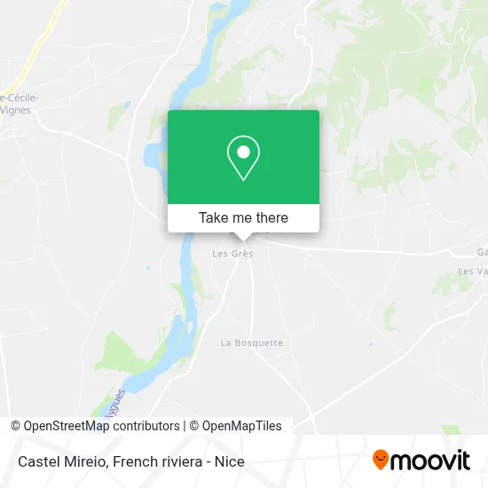 Castel Mireio map