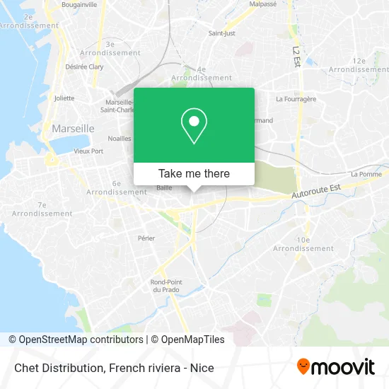 Chet Distribution map