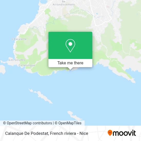 Calanque De Podestat map