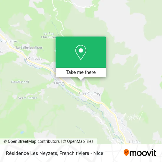 Résidence Les Neyzets map