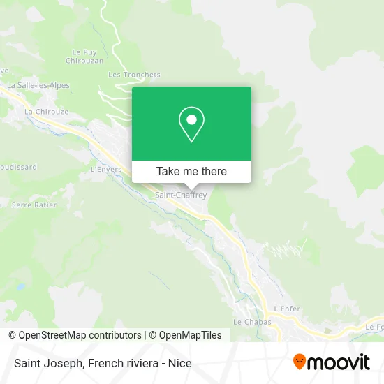 Saint Joseph map