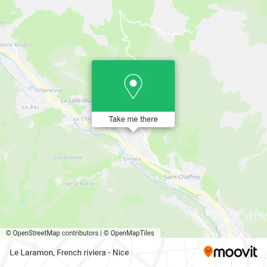 Le Laramon map