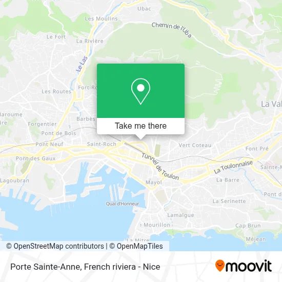 Porte Sainte-Anne map