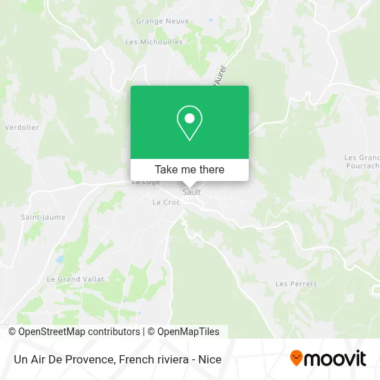 Un Air De Provence map