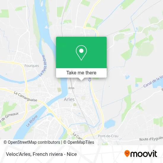 Veloc'Arles map
