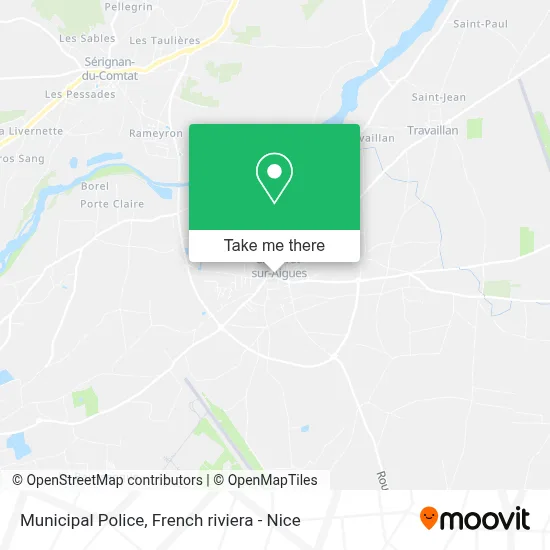 Police Municipale map