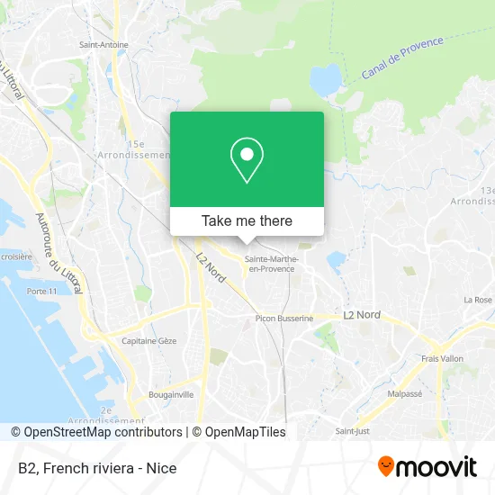 B2 map