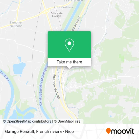 Garage Renault map