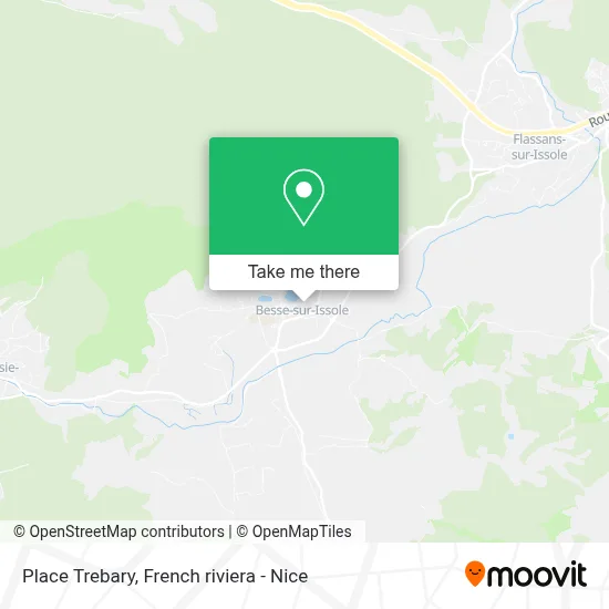 Place Trebary map
