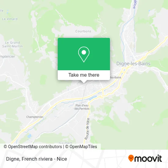 Digne map