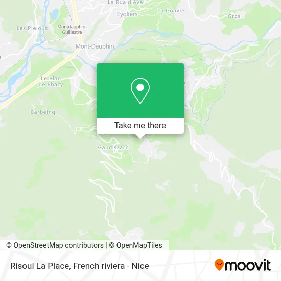 Risoul La Place map