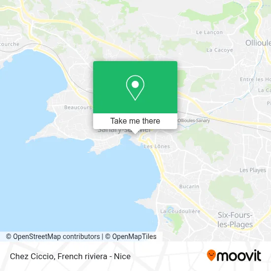 Chez Ciccio map