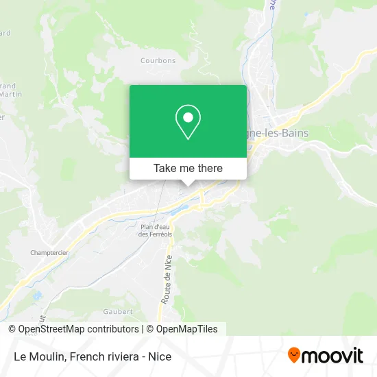 Le Moulin map