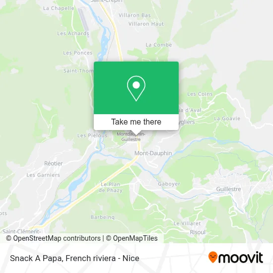 Snack A Papa map