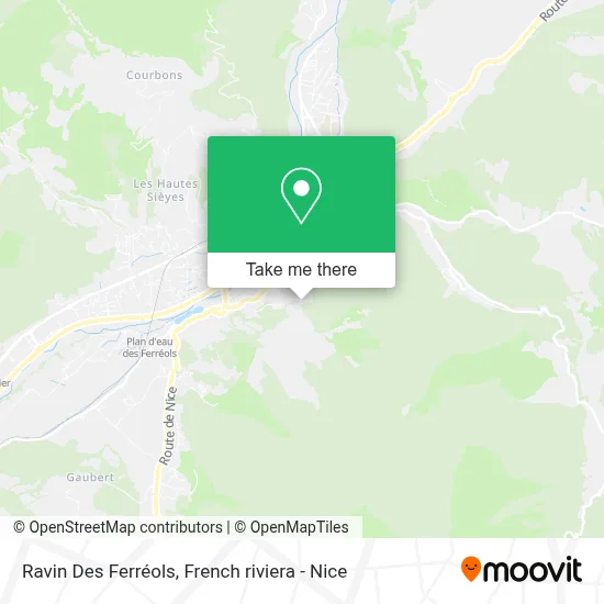 Ravin Des Ferréols map