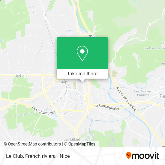 Le Club map
