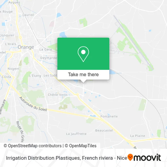 Irrigation Distribution Plastiques map