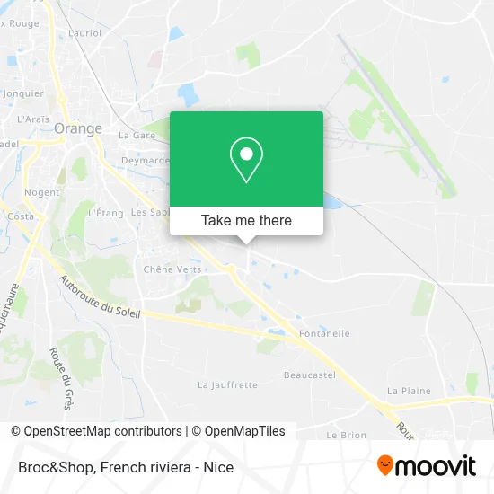 Broc&Shop map