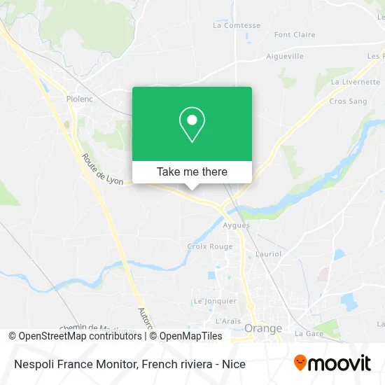 Nespoli France Monitor map