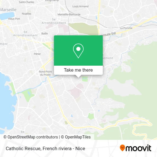 Secours Catholique map