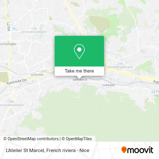 L'Atelier St Marcel map