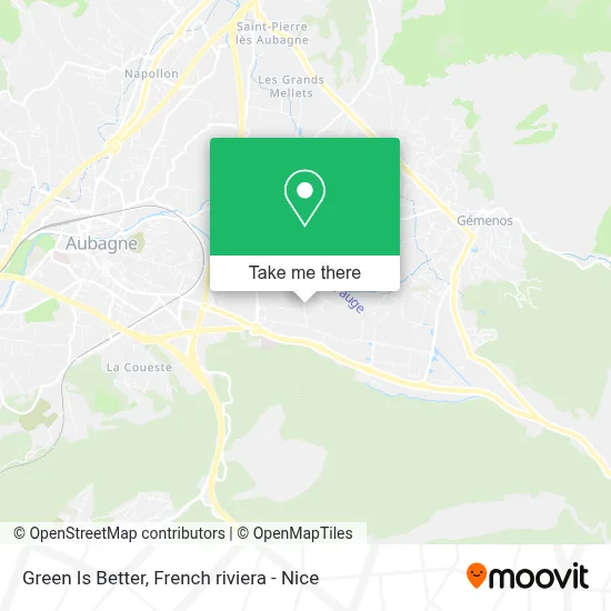 Green Is Better map