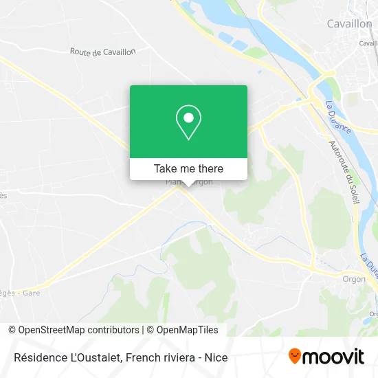 Résidence L'Oustalet map