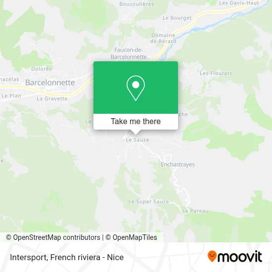 Intersport map