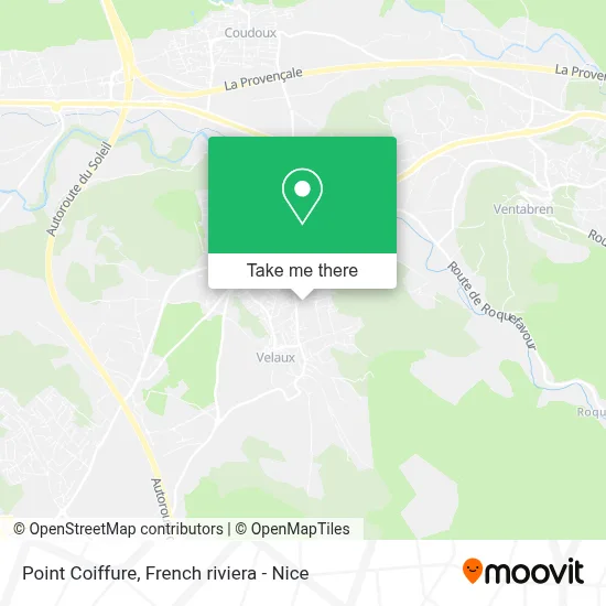Point Coiffure map