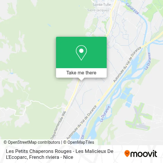 Les Petits Chaperons Rouges - Les Malicieux De L'Ecoparc map