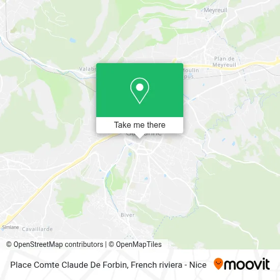 Place Comte Claude De Forbin map