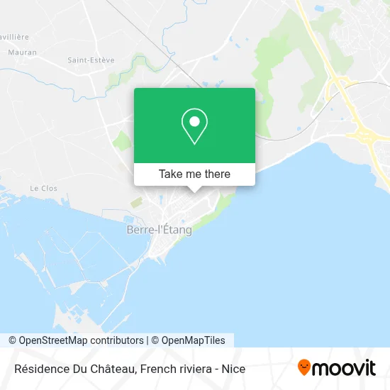 Résidence Du Château map