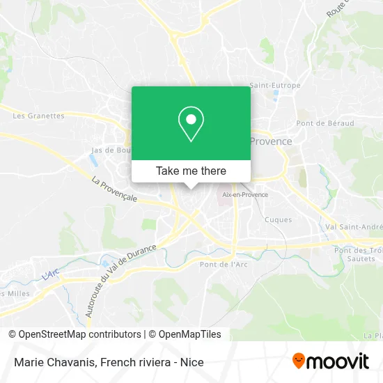 Marie Chavanis map