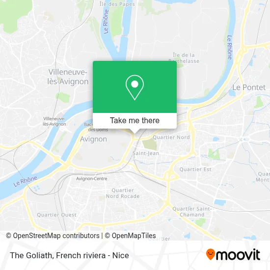 Le Goliath map