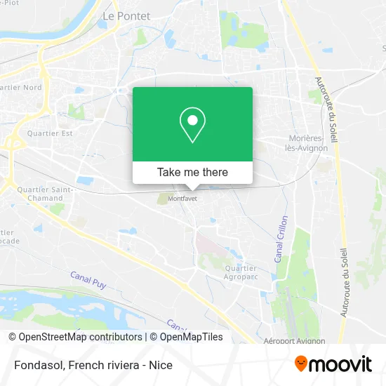Fondasol map