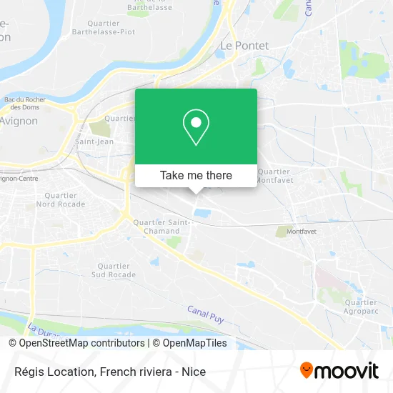 Régis Location map