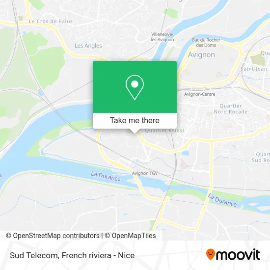 Sud Telecom map