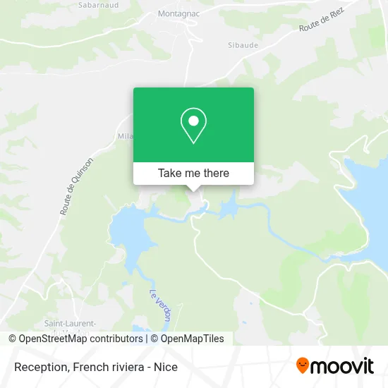 Réception map