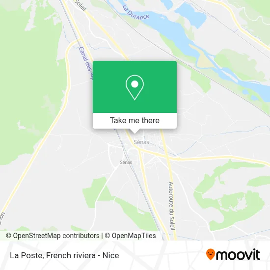 La Poste map