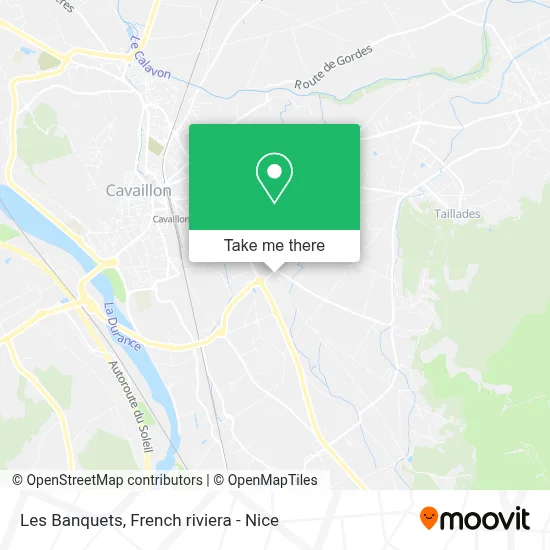 Les Banquets map
