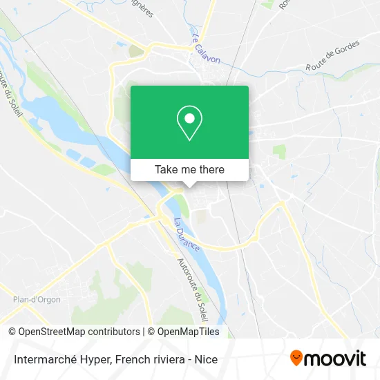 Intermarché Hyper map