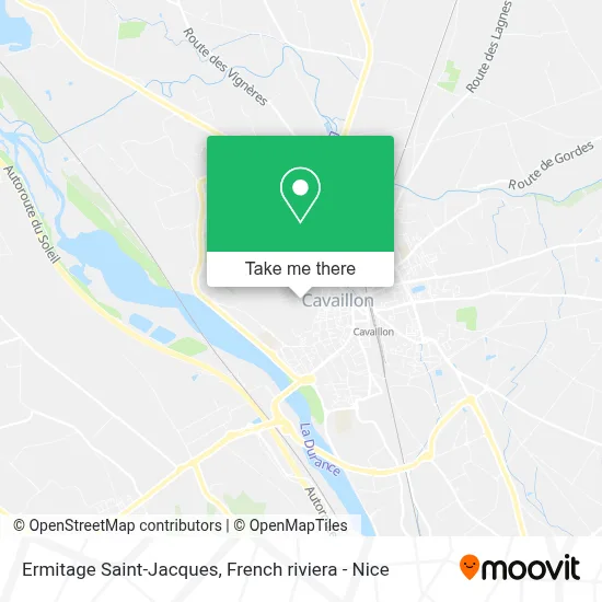 Ermitage Saint-Jacques map