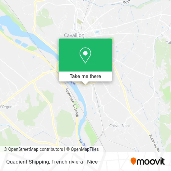 Quadient Shipping map