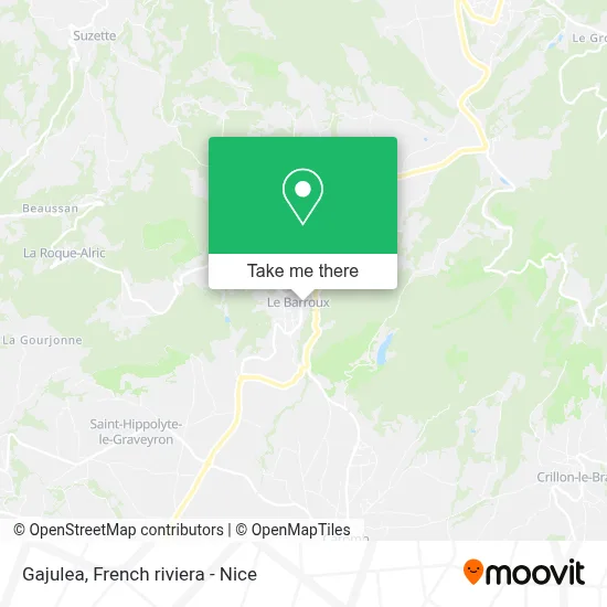 Gajulea map