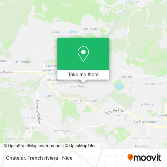 Chatelar map