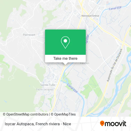 Isycar Autopaca map