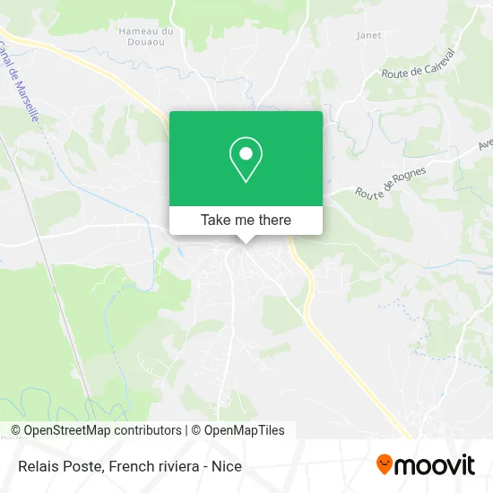 Relais Poste map