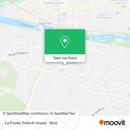 La Poste map