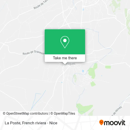 La Poste map